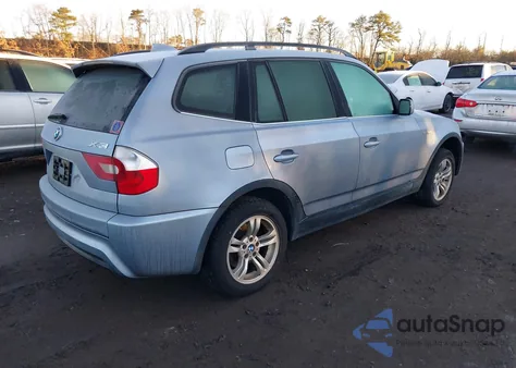 2006 BMW X3 3.0I from USA, damaged, VIN WBXPA93486WD29975